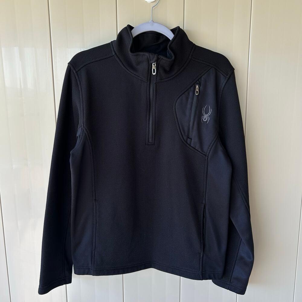 Spyder Men's Bandit Half Zip Jacket Small Outdoor Hiking Warm Pullover